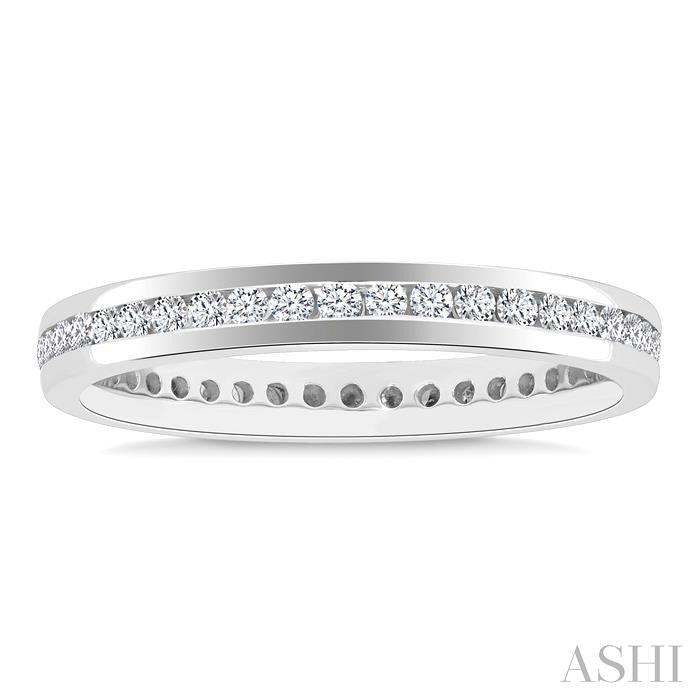 Channel Set Eternity Diamond Wedding Band