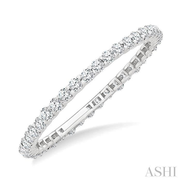 Round Shape Eternity Diamond Wedding Band