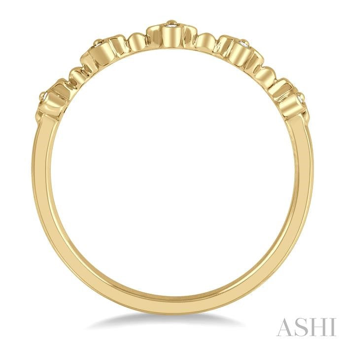 Stackable Clover Diamond Fashion Band