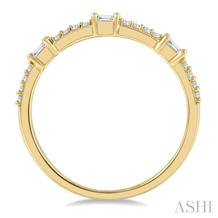 Stackable Petite Baguette Diamond Fashion Band