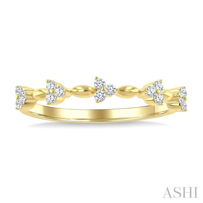 Stackable Blossom Diamond Fashion Band