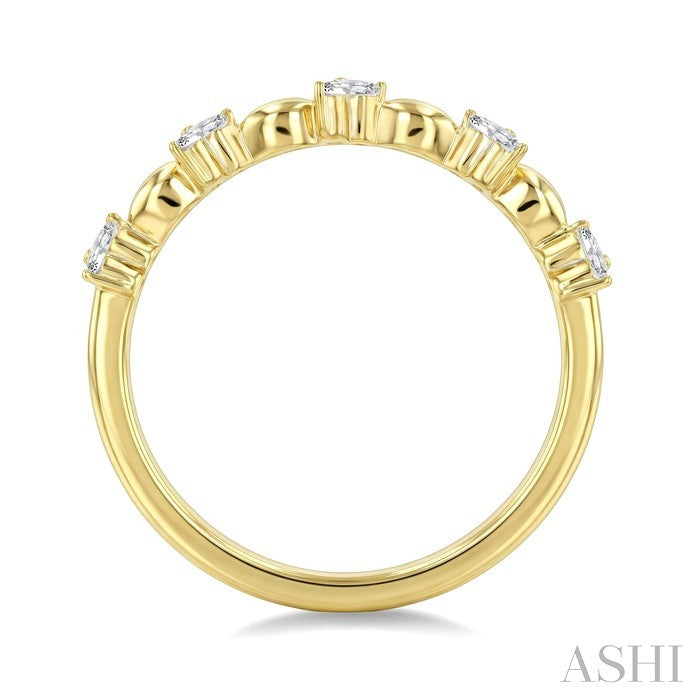 Stackable Blossom Diamond Fashion Band