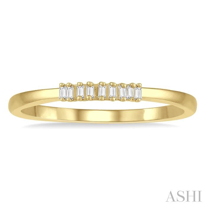 Stackable Petite Baguette Diamond Fashion Band