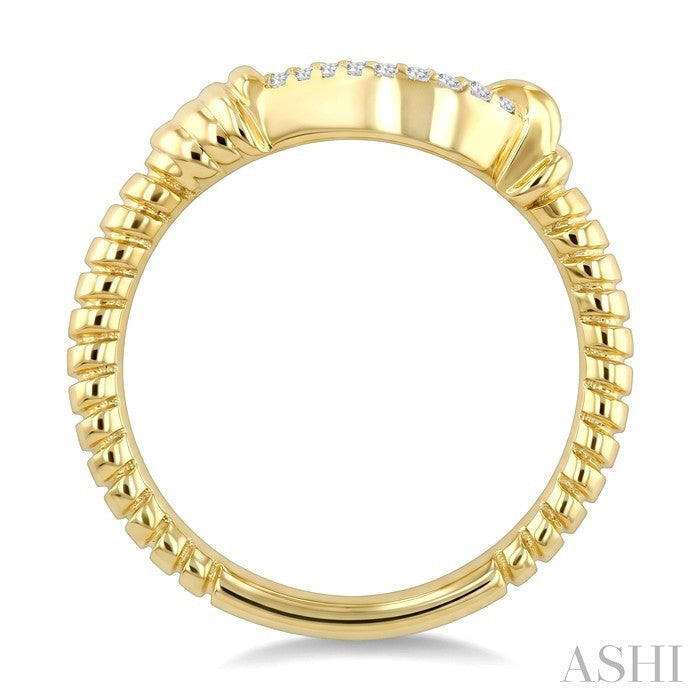 Bold Knot Diamond Fashion Ring