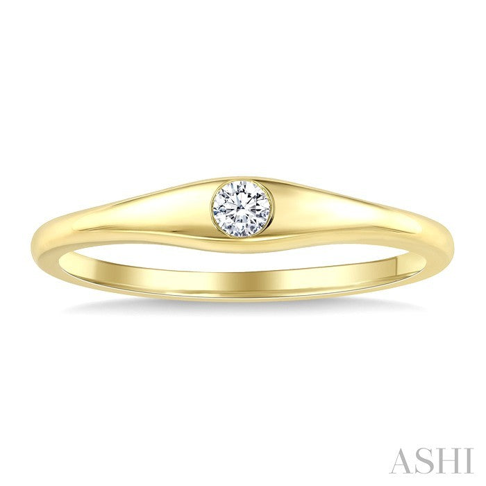 Round Shape Diamond Solitaire Ring