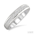 Channel Set Diamond Wedding Band