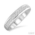 Channel Set Diamond Wedding Band