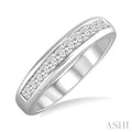 Channel Set Diamond Wedding Band