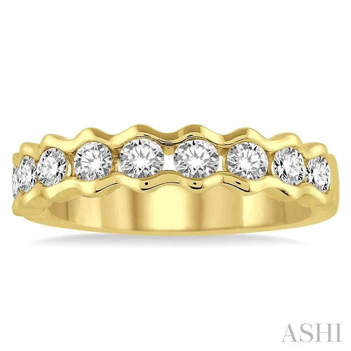 Stackable Diamond Wedding Band