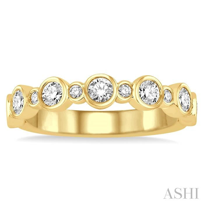 Stackable Diamond Wedding Band