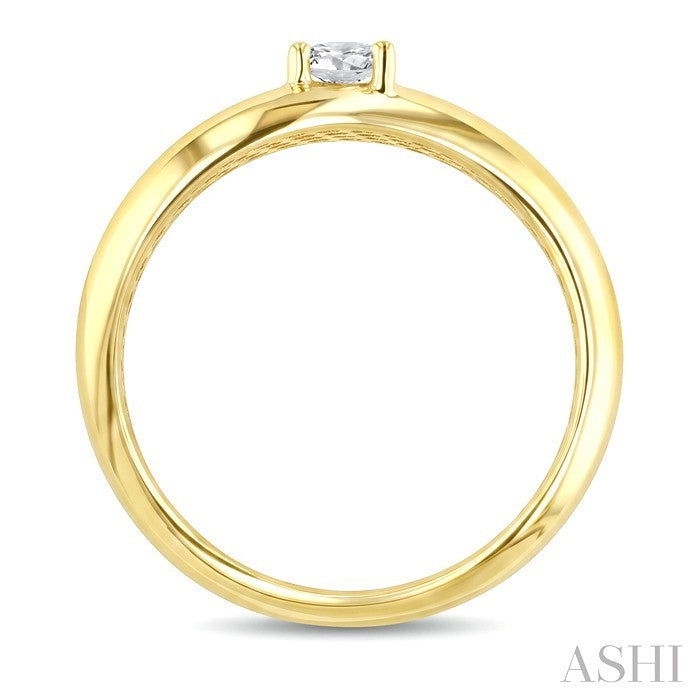 Curved Diamond Fashion Ring