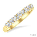 Scatter Zig-Zag Baguette Diamond Fashion Band
