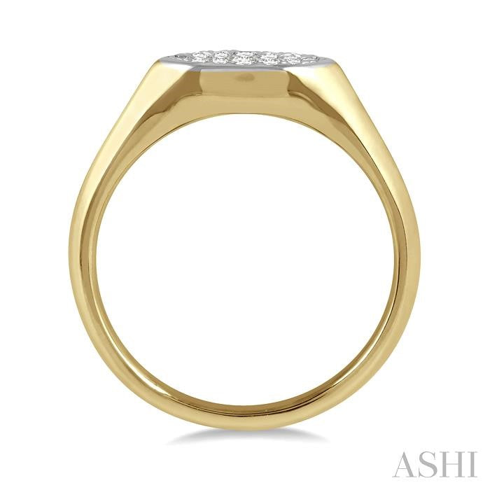 Marquise Shape Lovebright Essential Diamond Signet Ring