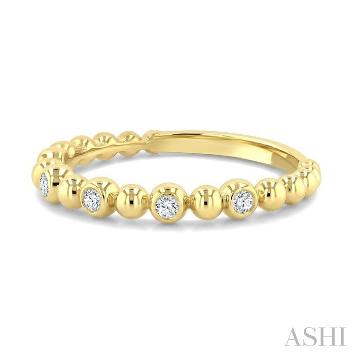 Bead Bijoux Bezel Set Diamond Fashion Ring