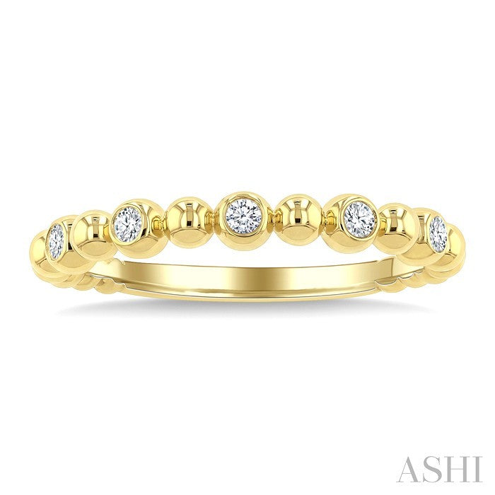 Bead Bijoux Bezel Set Diamond Fashion Ring