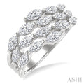 Marquise Shape Diamond Fashion Ring