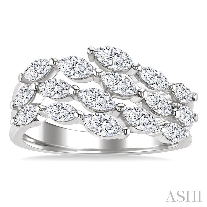 Marquise Shape Diamond Fashion Ring