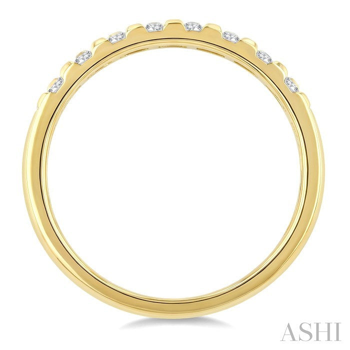Checkered Diamond Stackable Fashion Band