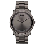 Movado Men's BOLD Metals Watch with a Printed Index Dial, Gunmetal Grey