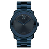 Movado BOLD Ink watch, 42.5 mm ink blue ion-plated stainless steel case