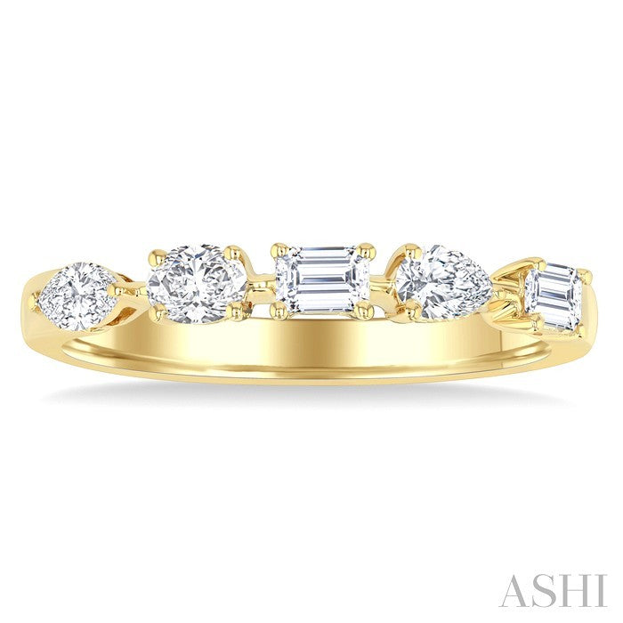Mixed Shape Diamond Fashion Band