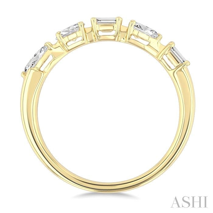 Mixed Shape Diamond Fashion Band