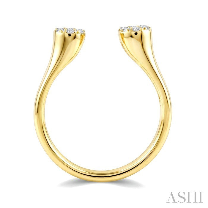 Diamond Fashion Open Ring