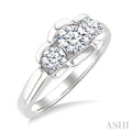 3 Stone Diamond Fashion Ring