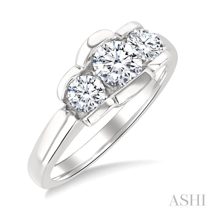 3 Stone Diamond Fashion Ring