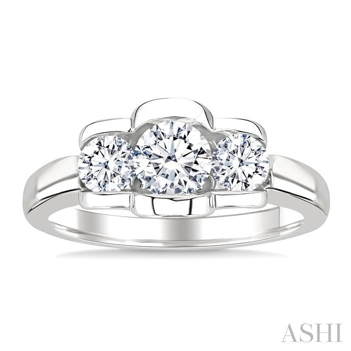 3 Stone Diamond Fashion Ring