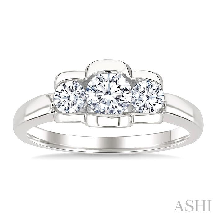 3 Stone Diamond Fashion Ring