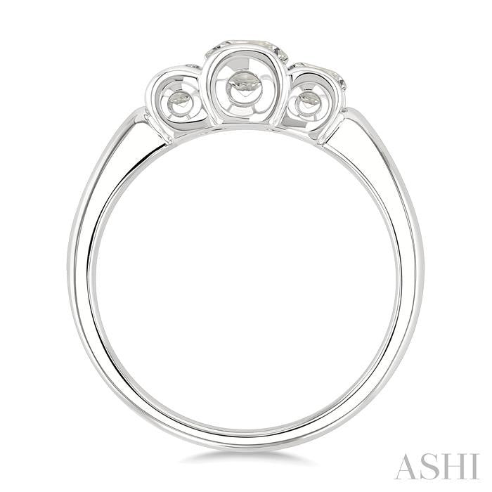 3 Stone Diamond Fashion Ring