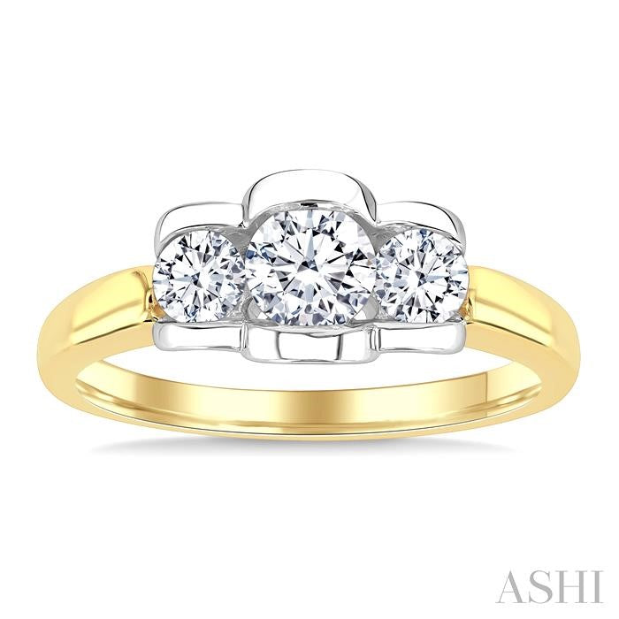 3 Stone Diamond Fashion Ring