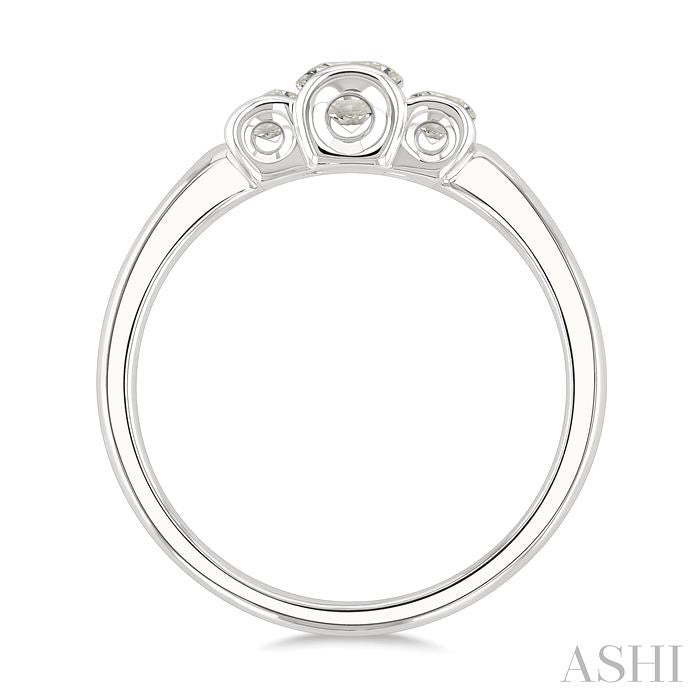 3 Stone Diamond Fashion Ring