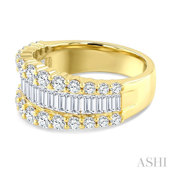 Baguette Diamond Fashion Band