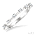 Floating Diamond Fashion Band