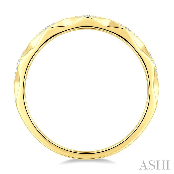 Geometric Stackable Diamond Fashion Band