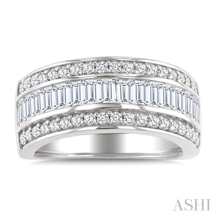 Channel Set Baguette Diamond Fashion Band