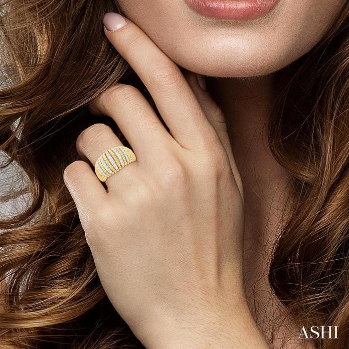 Diamond Fashion Dome Ring