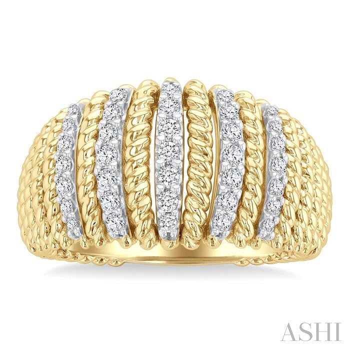 Diamond Fashion Dome Ring