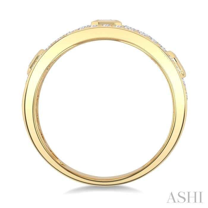 Bold Diamond Fashion Wide Band