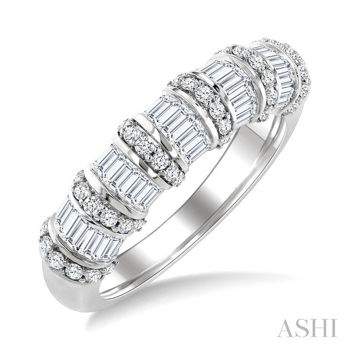 Baguette Diamond Fashion Band