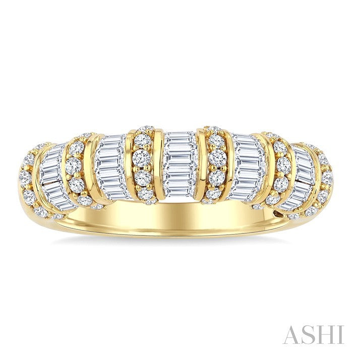 Baguette Diamond Fashion Band