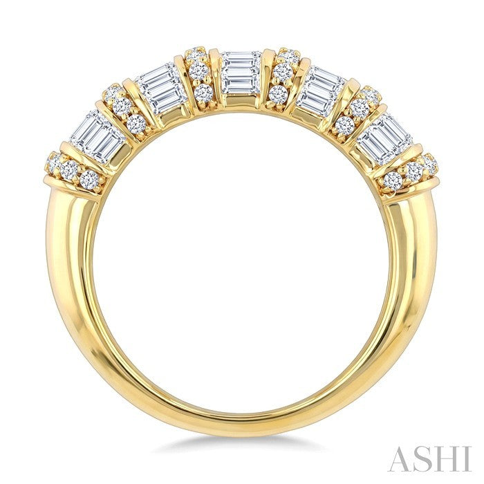 Baguette Diamond Fashion Band