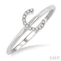 Block 'C' Initial Diamond Ring