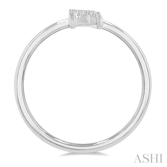 Block 'R' Initial Diamond Ring