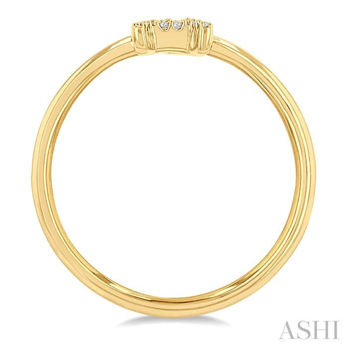 Block 'A' Initial Diamond Ring