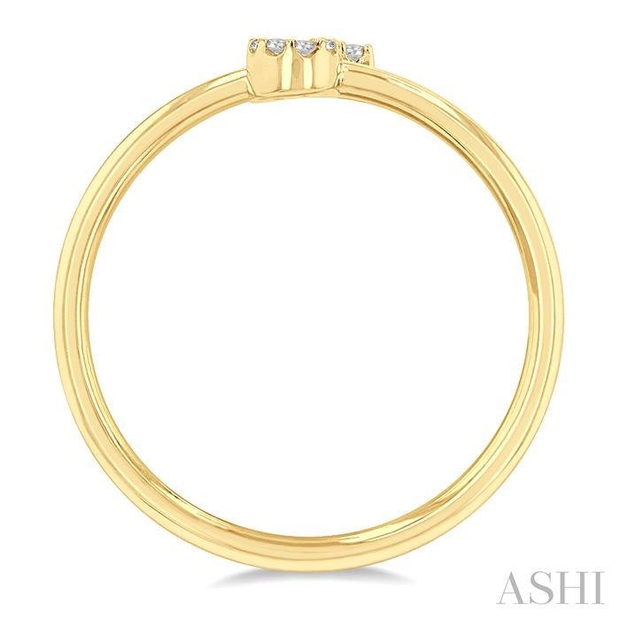 Block 'J' Initial Diamond Ring