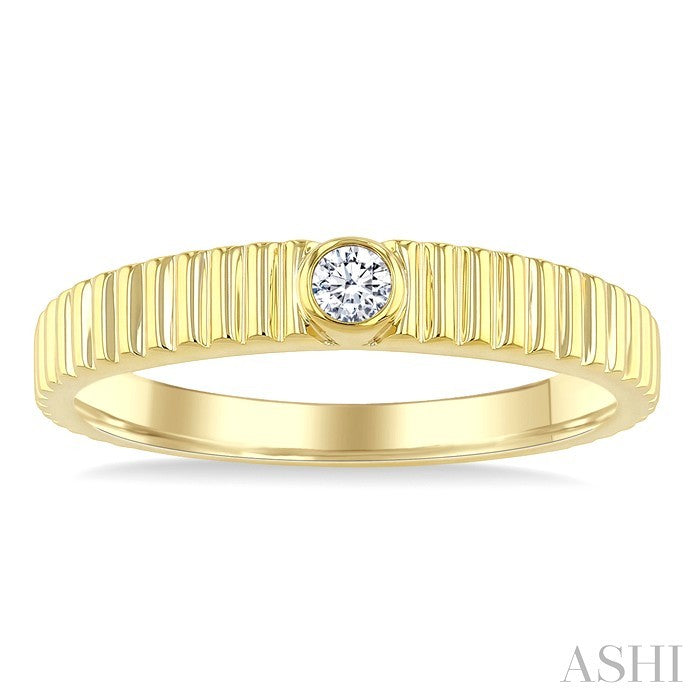 Pirouette Bezel Set Diamond Fashion Ring