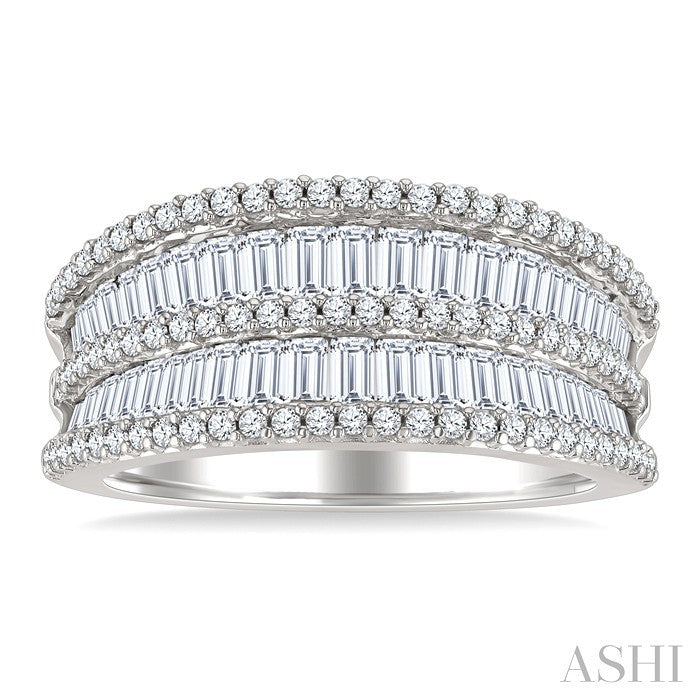 Bold Baguette Diamond Fashion Band